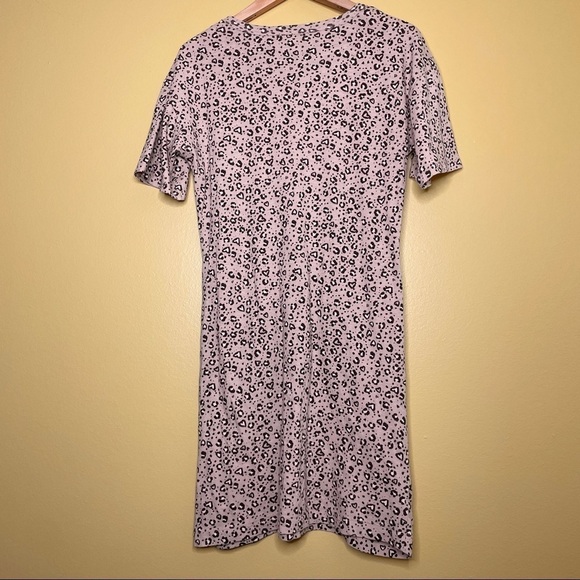 Aerie Leopard Print Tee Shirt Dress - Picture 3 of 6